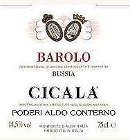 Aldo Conterno Cicala Barolo 2008