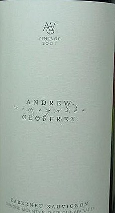 Andrew Geoffrey Cabernet Sauvignon 2001 (1.5 L Magnum)