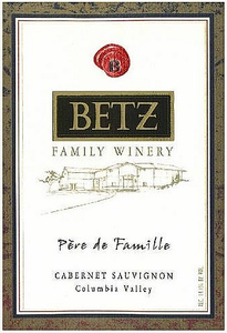 Betz Family Vineyards Pere de Famille Cabernet Sauvignon 2010