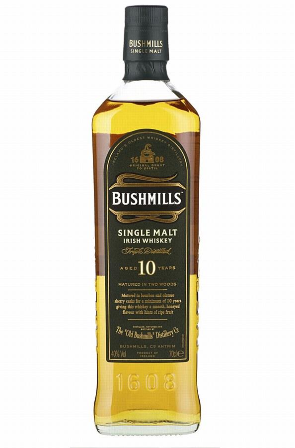 Bushmills 10 Year Single Malt Irish Whiskey (750 ml)