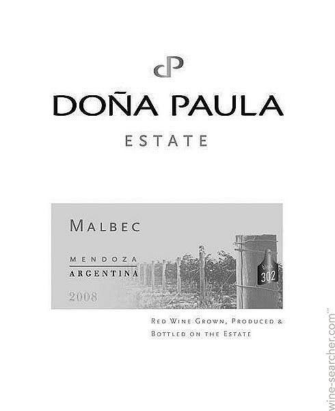 Dona Paula Estate Malbec 2014 (750 ml)