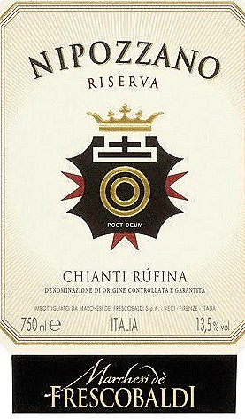 Frescobaldi Nipozzano Chianti Rufina Riserva 2012 (750 ml)