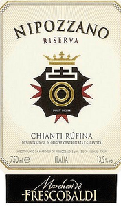 Frescobaldi Nipozzano Chianti Rufina Riserva 2012 (750 ml)