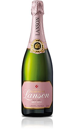 Lanson Rose Label Brut Rose Champagne (750 ml)