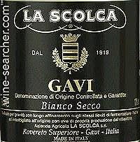 La Scolca Black Label Gavi 2015 (750)