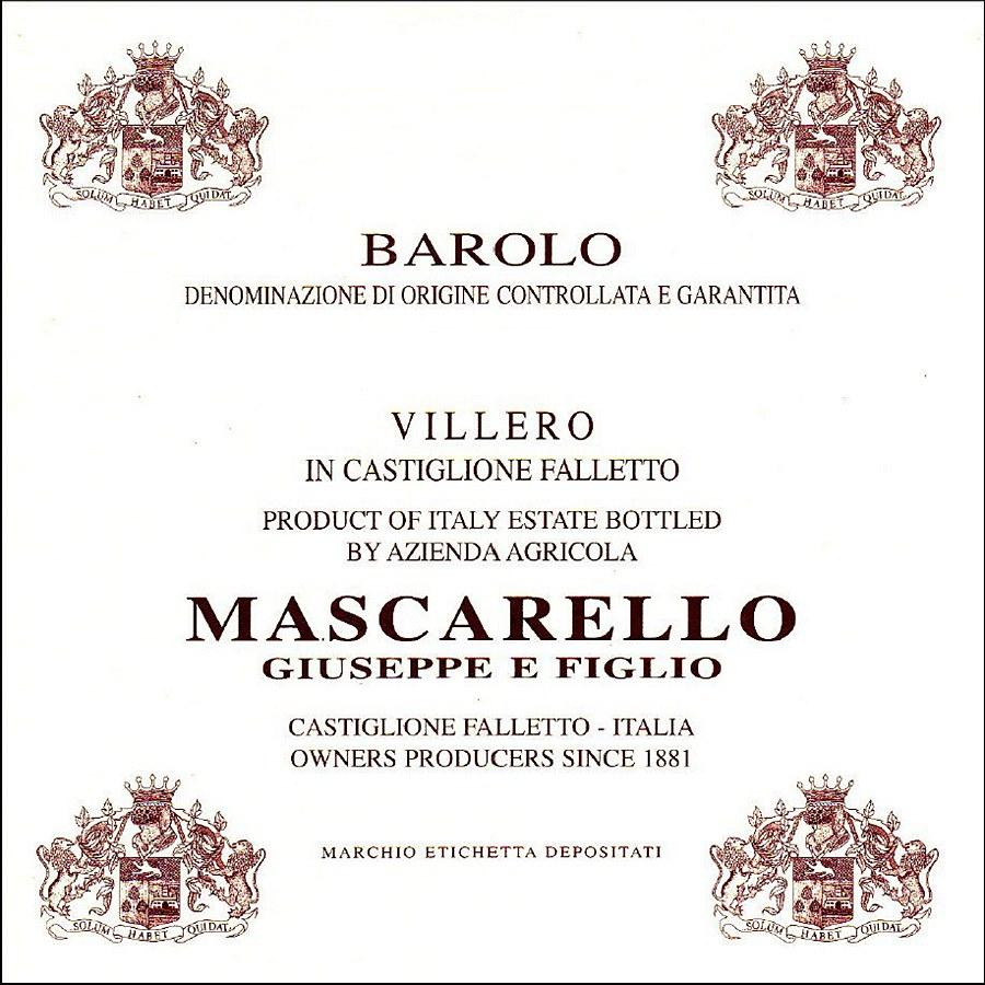 Mascarello Giuseppe e Figlio Villero Barolo 2012