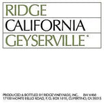 Ridge Geyserville "50th Vintage" Zinfandel Blend 2015 (750 ml)