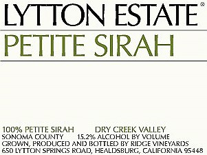 Ridge Lytton Estate Petite Syrah 2014 (750 ml)