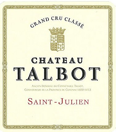 Chateau Talbot Saint Julien Grand Cru Classe 2009 (750 ml)