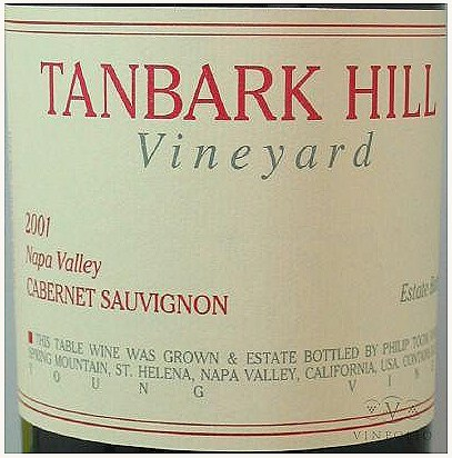 Tanbark Hall 2001 (750 ml)