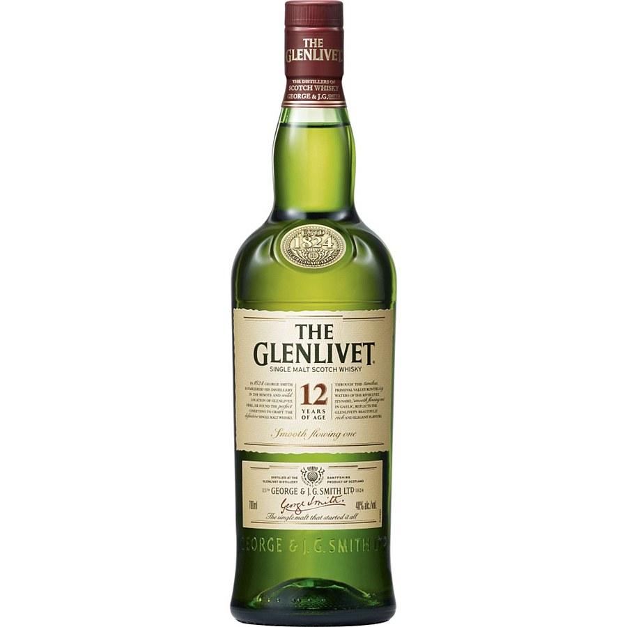 The Glenlivet 12 Year Single Malt Scotch Whisky (750 ml)