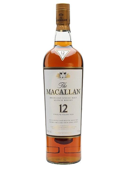 The Macallan 12 Year Single Malt Scotch Whisky (750 ml)