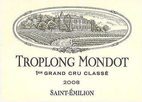 Troplong Mondot 1er Grand Cru Classe 2008 (750 ml)